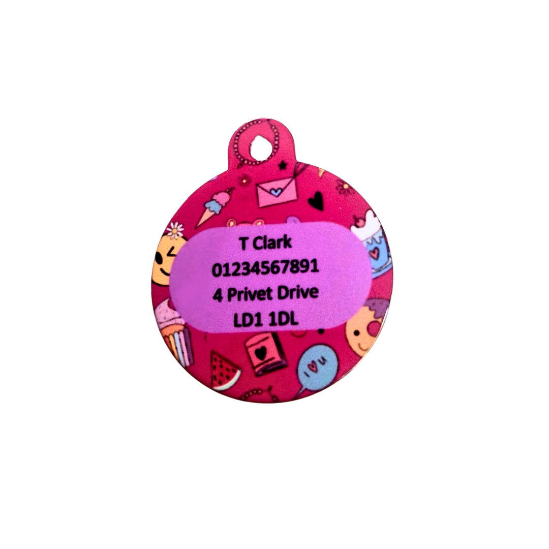 Sublimated Dog Tag - Girls BFF's