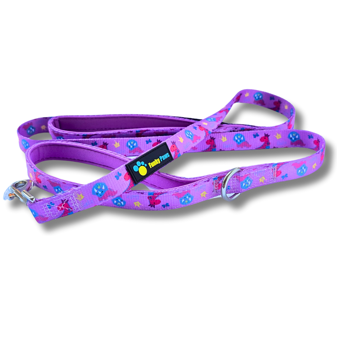 Double Handle Lead - Dino Princess