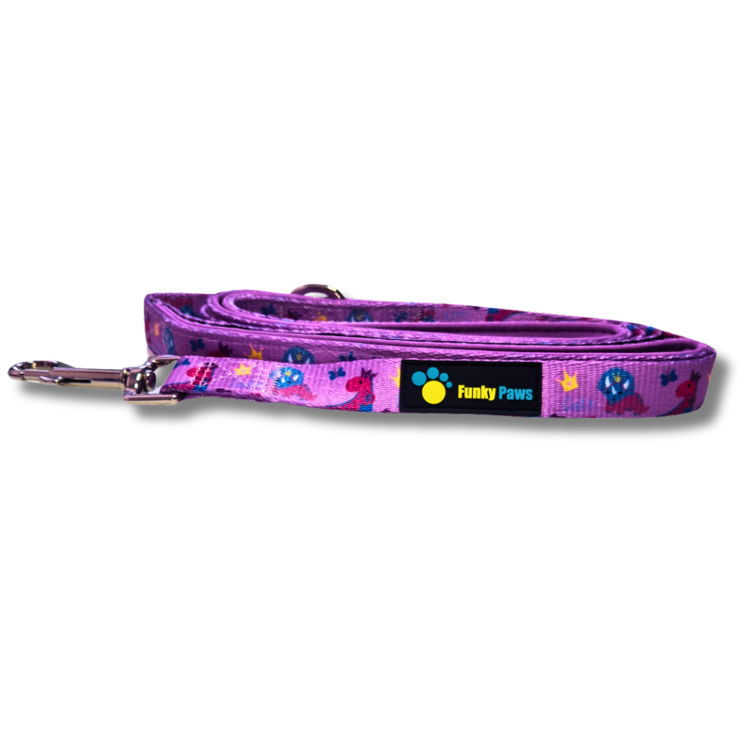 Double Handle Lead - Dino Princess