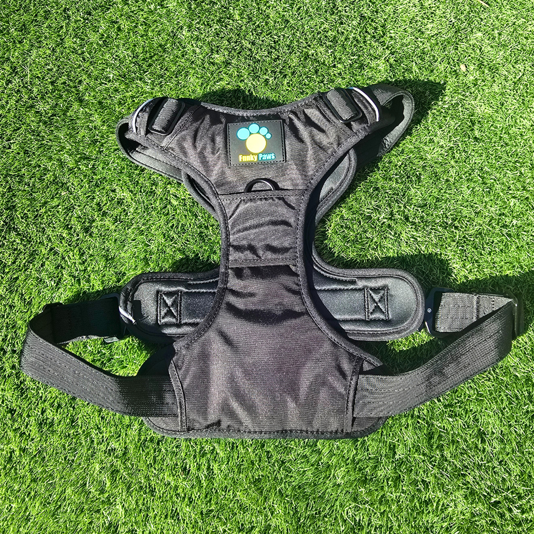 Black Ultimate Strength Harness – Built for Power, Designed for Comfort