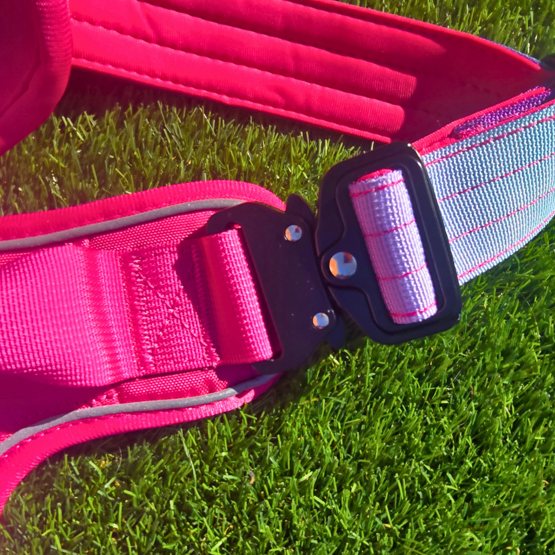 Pink Ultimate Strength Harness – Built for Power, Designed for Comfort
