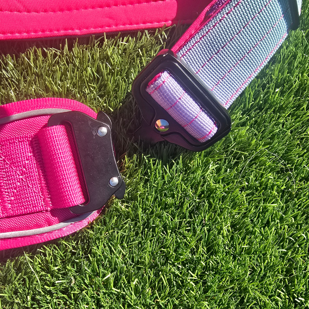 Pink Ultimate Strength Harness – Built for Power, Designed for Comfort