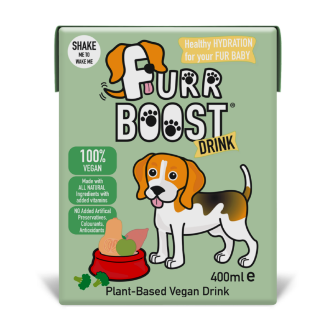 Furr Boost Vegan Plant-Based, Broccoli, Blueberry & Apple Dog Drink