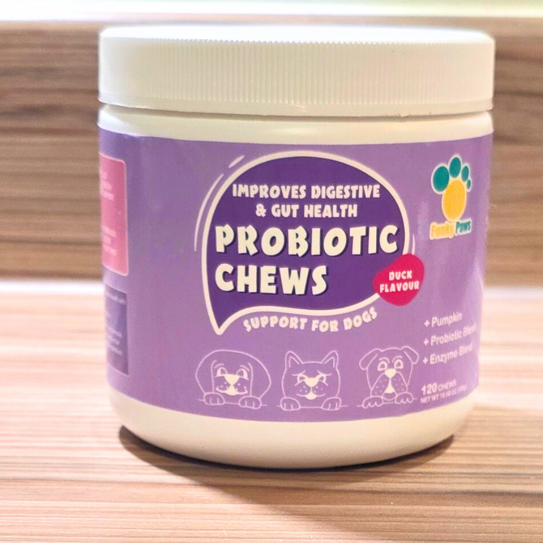Probiotic Chews for Dogs | Digestive Health Supplement UK | Funky Paws Co