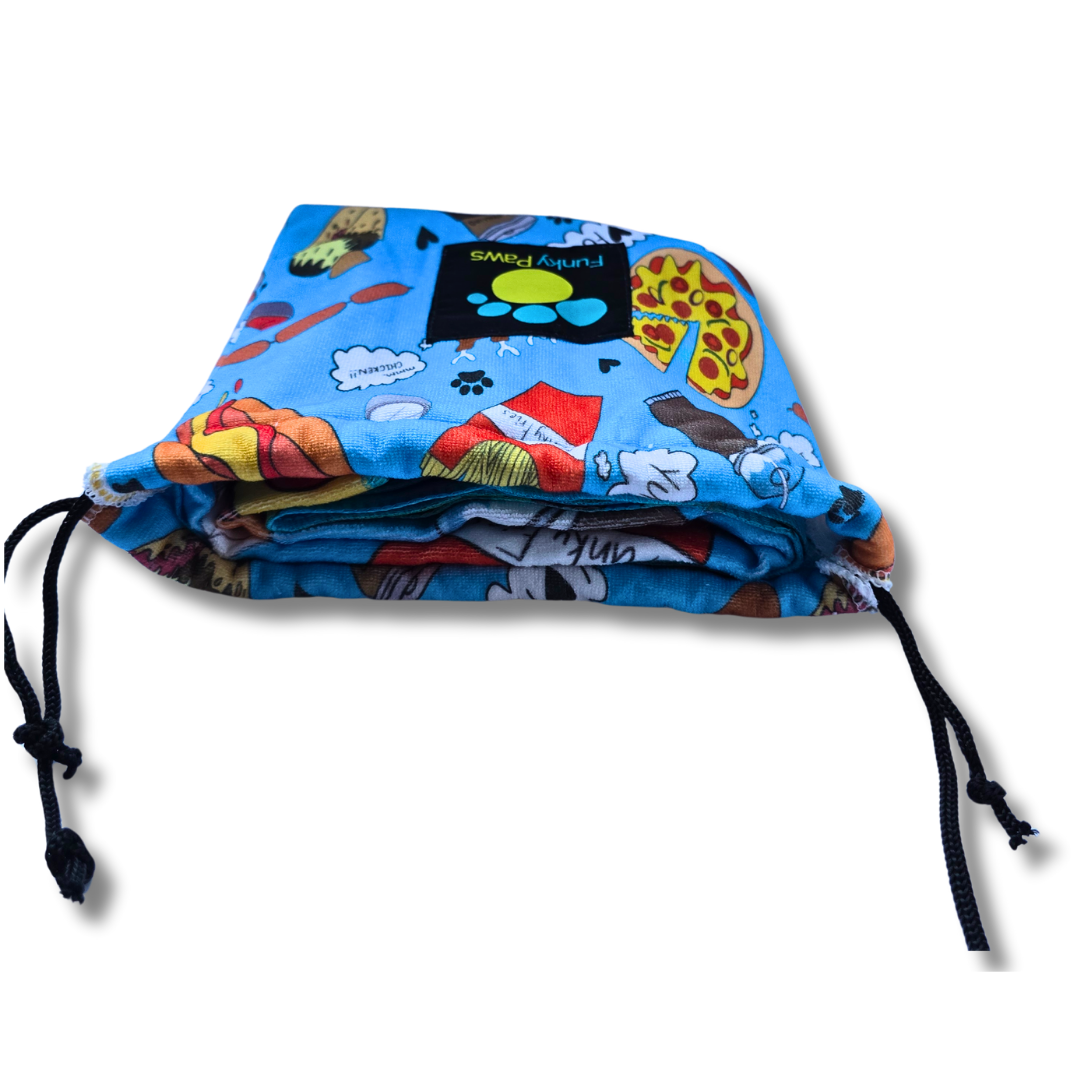 Dog Towel - Funky Foodie