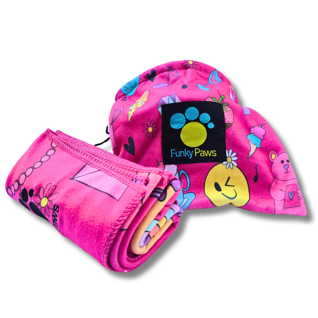 Dog Towel - Girl's BFF's