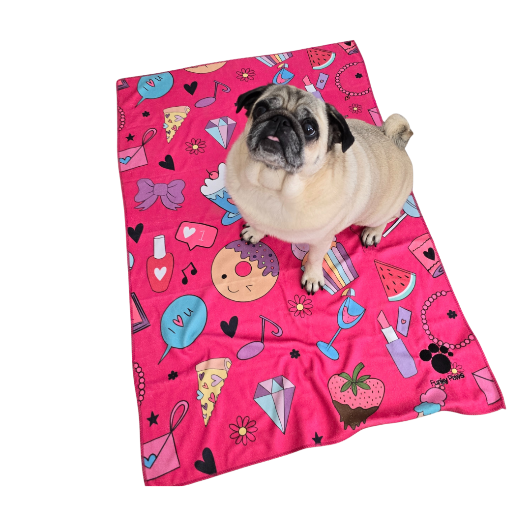 Dog Towel - Girl's BFF's