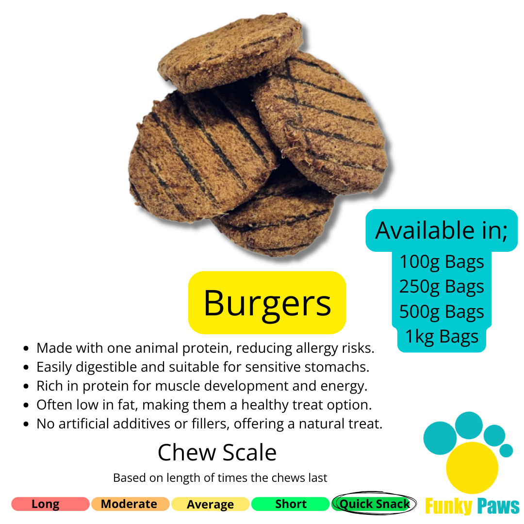 Gourmet Burgers (100g, 250g, 500g, 1kg)