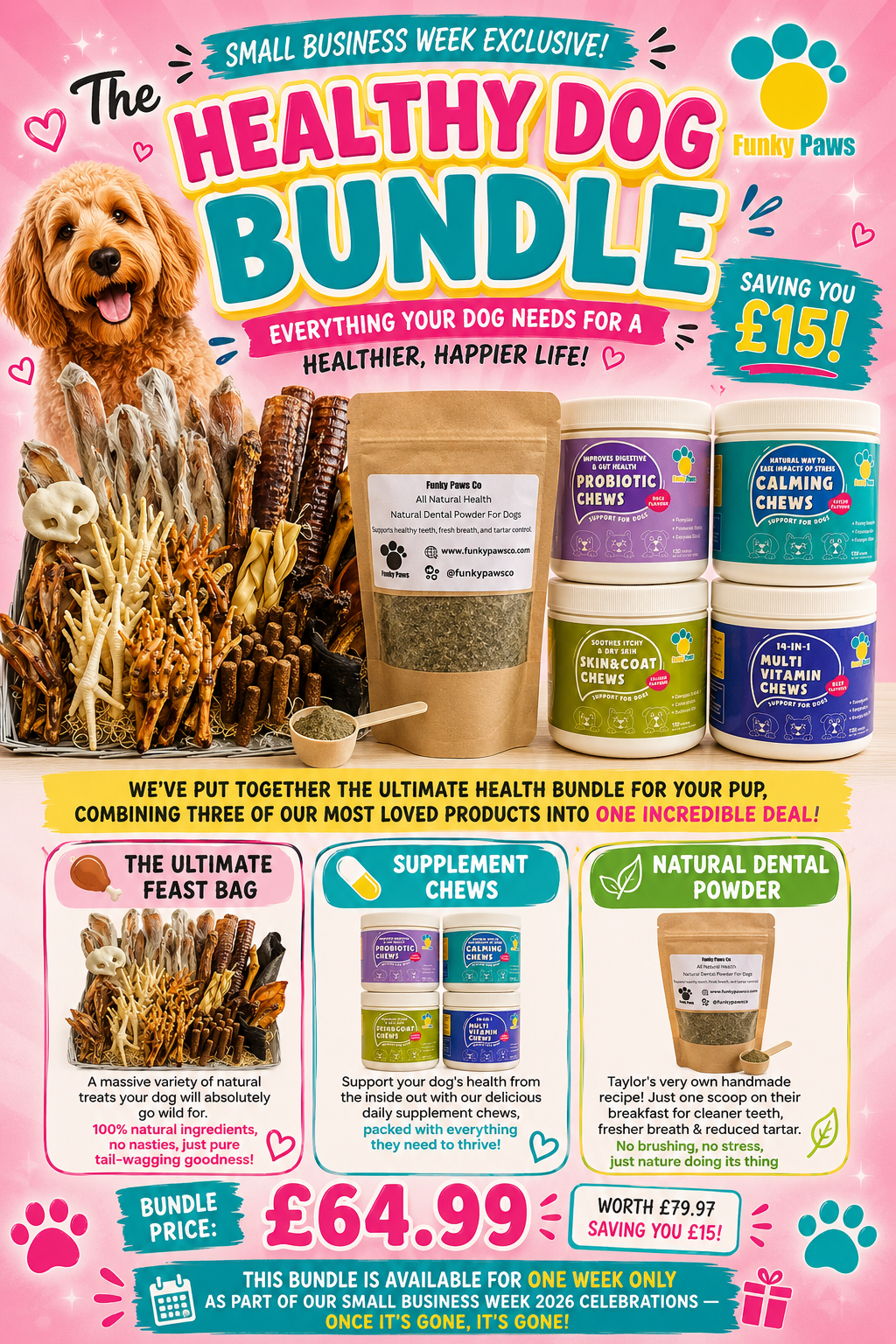 πΏ The Healthy Dog Bundle β Small Business Week Exclusive!