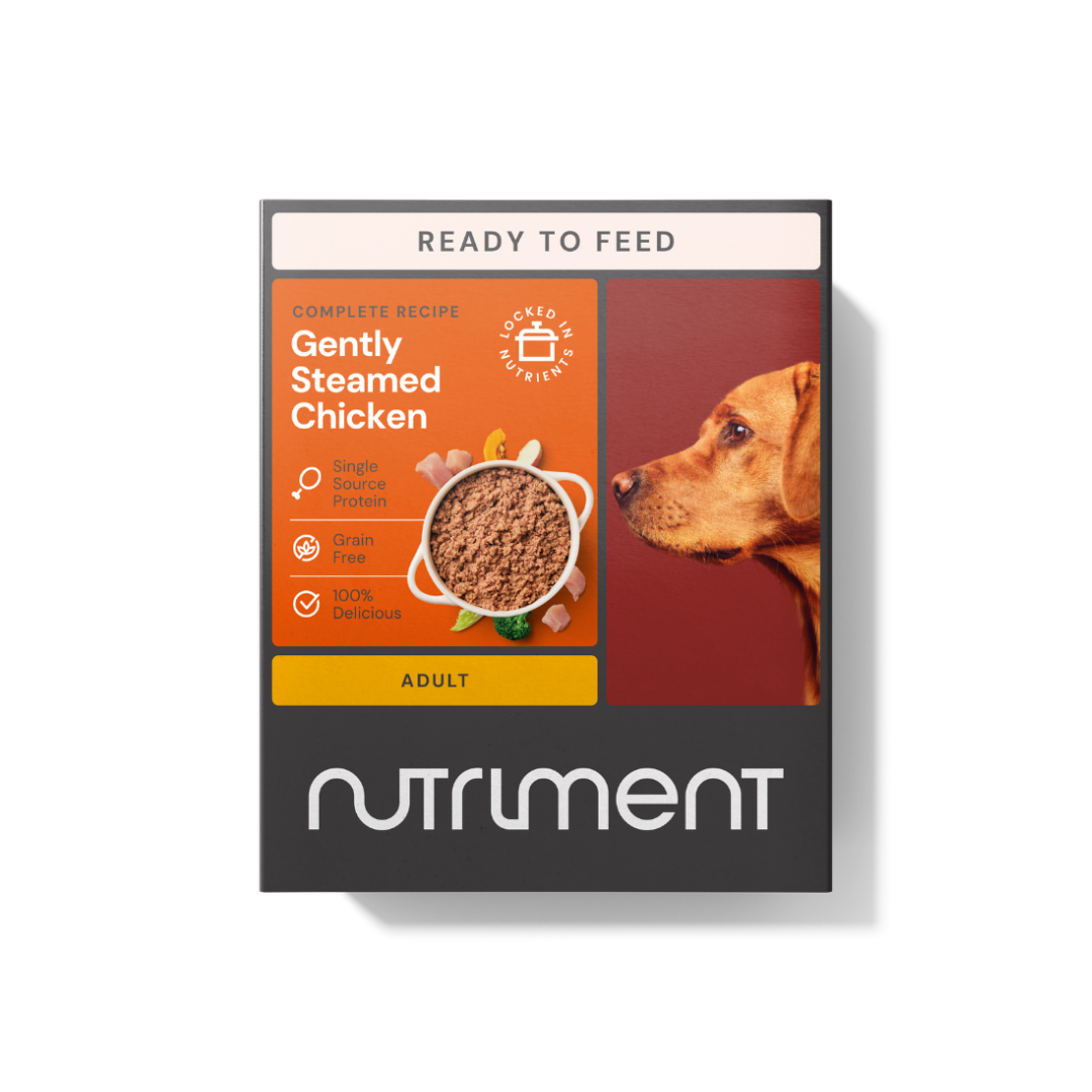 Nutriment Gently Steamed Chicken Recipe for Dogs 395g