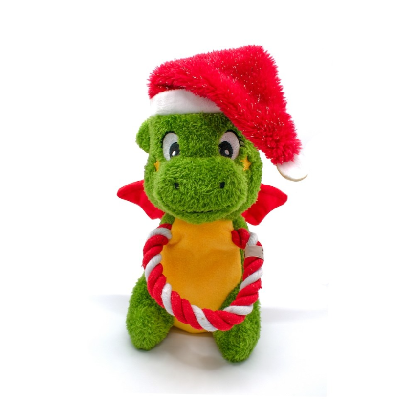 Green Christmas Dragon