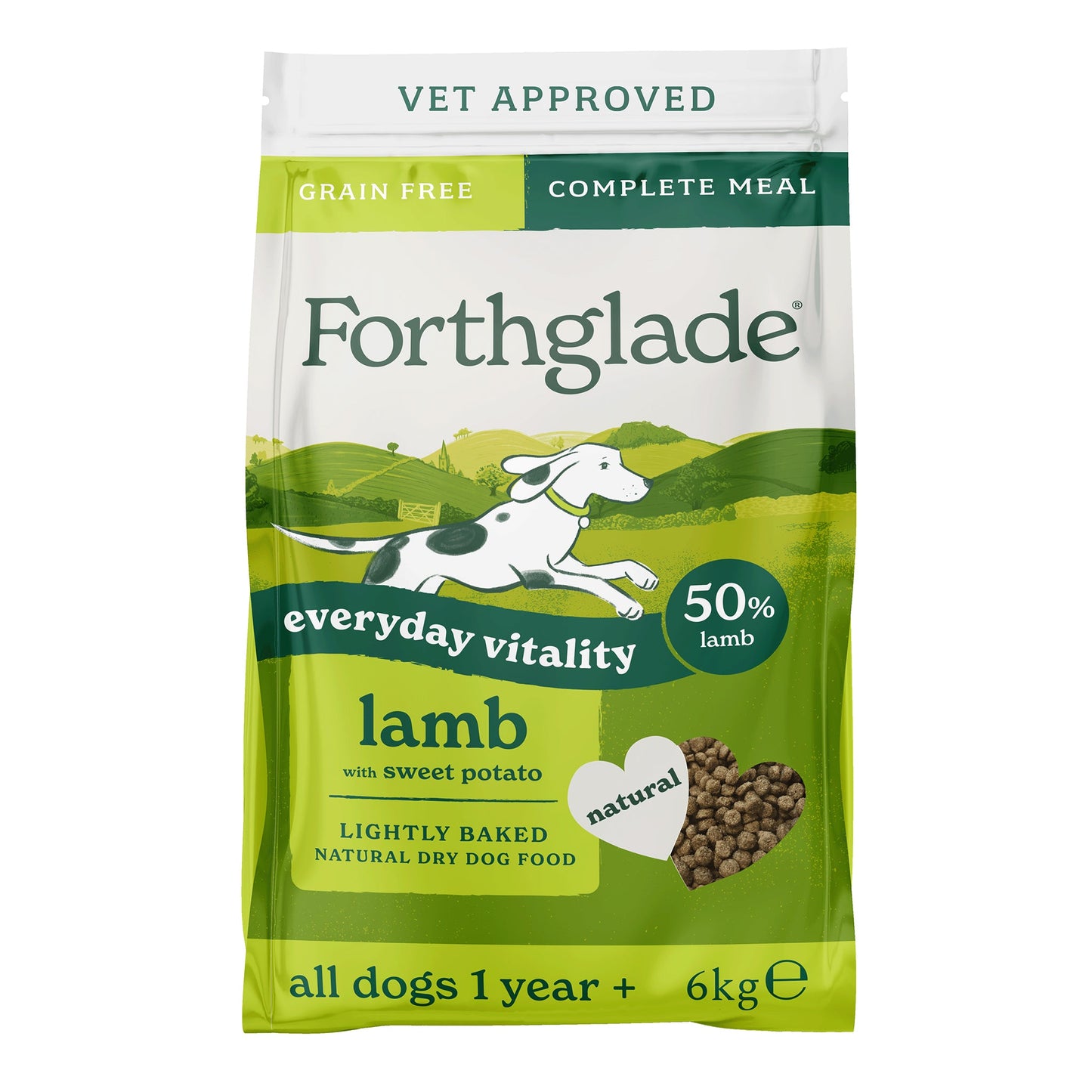 Forthglade Lightly Baked Lamb grain-free dry dog food
