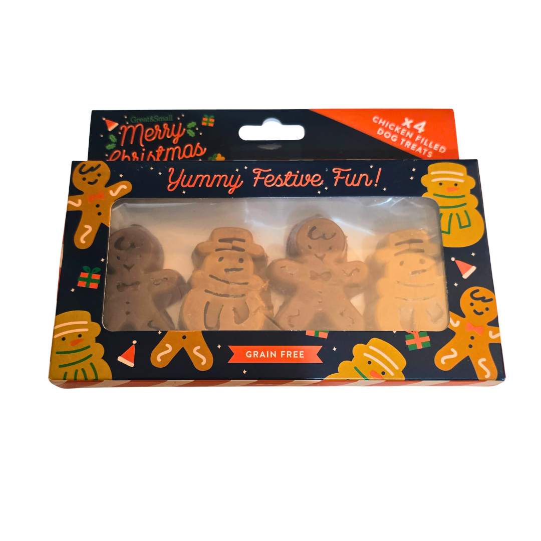 Great & Small – Christmas Chicken Treats (4 Pack)