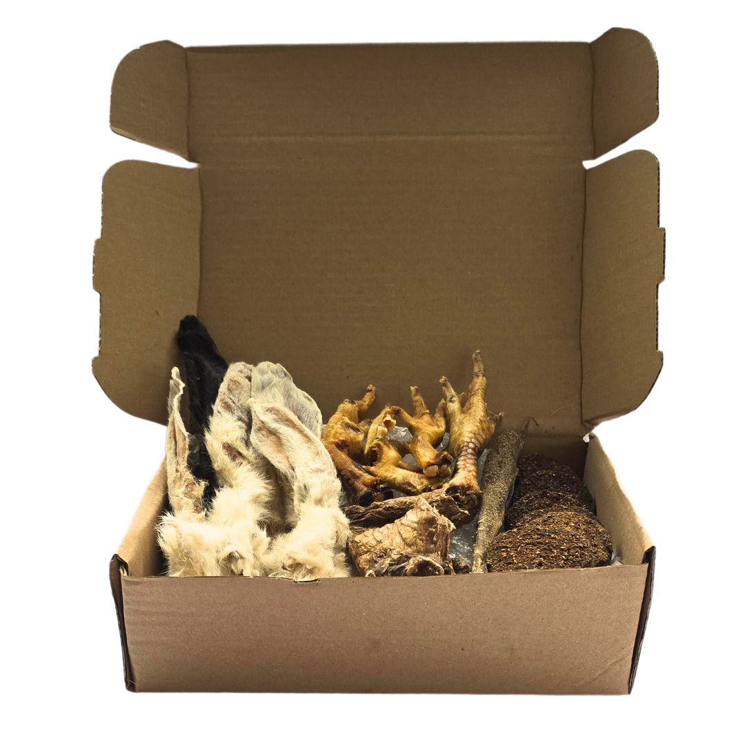 18 Piece Premium Snack Pack | Natural Dog Treat Selection UK | Funky Paws Co