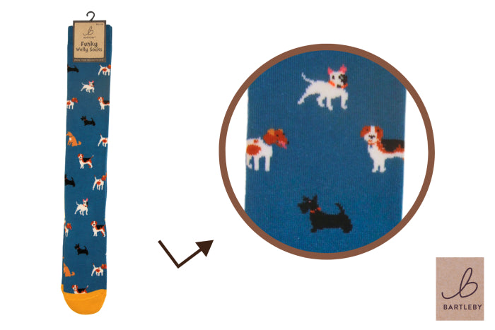 Funky Welly Socks -Doggy Divas