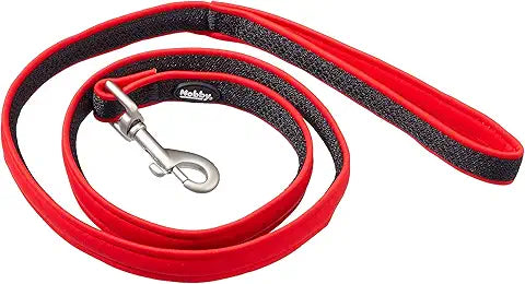 Nobby Soft Grip Leash 1.2M S Red/Black