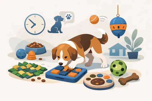 Enrichment Toy Routine Example for Dogs