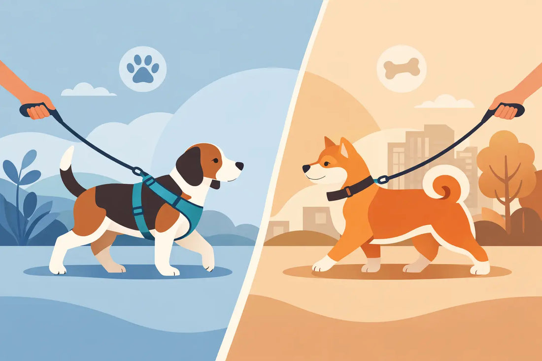 Dog Harness Versus Collar Walking