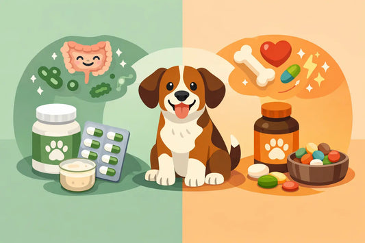 Dog Probiotics vs Multivitamins for Dogs