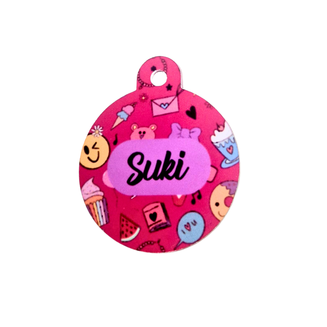 Sublimated Dog Tag - Girls BFF's