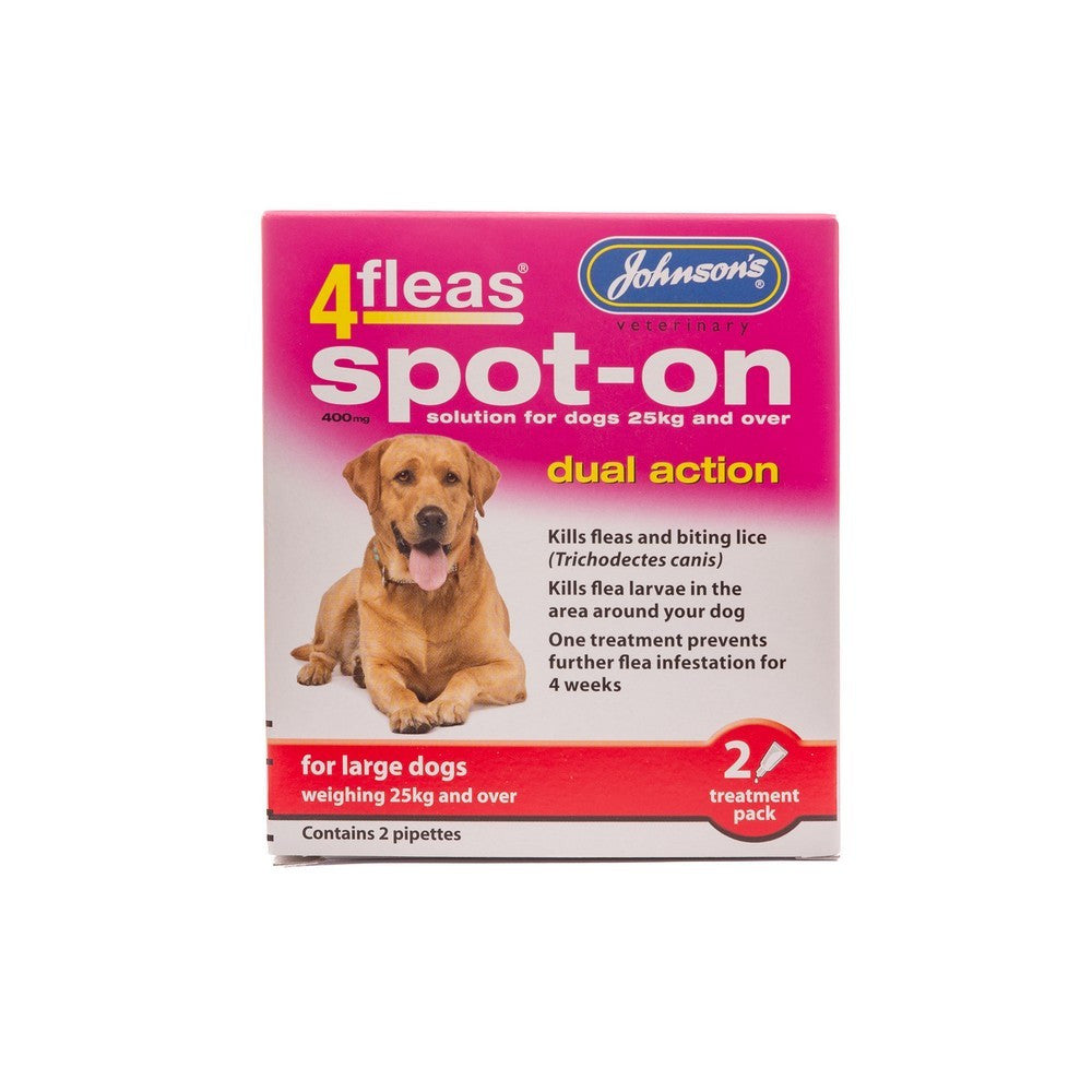 Johnsons - 4 Fleas Spot On - Multiple sizes