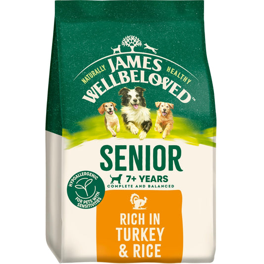 James Wellbeloved Senior Turkey & Rice dry dog food