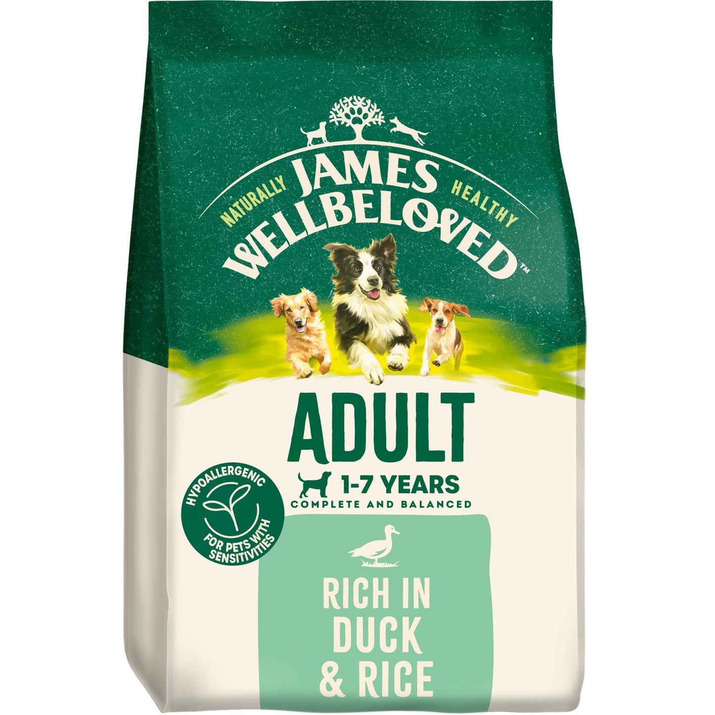 James Wellbeloved Adult Duck & Rice dry dog food