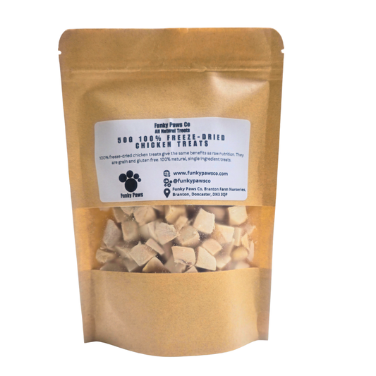 100% Natural Freeze-Dried Chicken Treats – 50 g