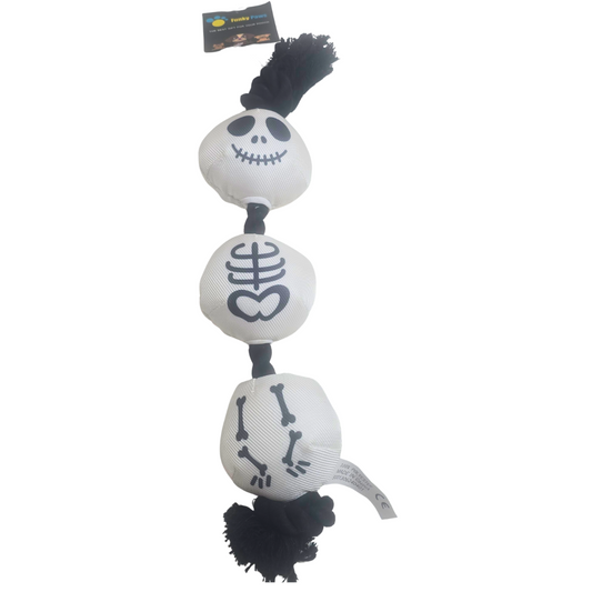 Skeleton Triple-Knot Rope Dog Toy