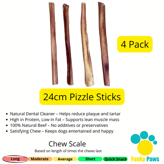 24cm Pizzle Sticks - Pack of 4