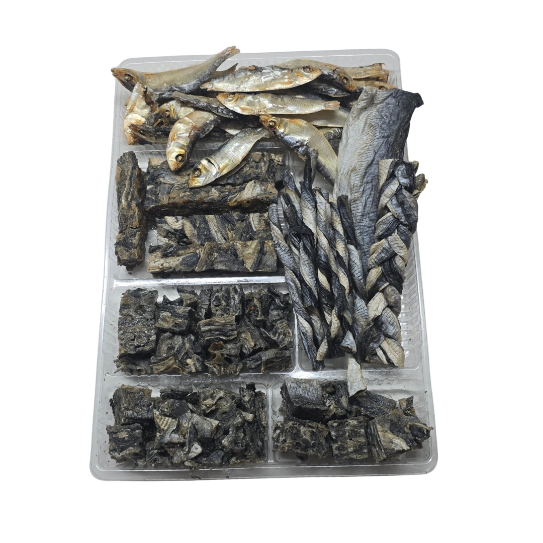 500g Natural Fish Selection Box for Dogs – 100% Fish