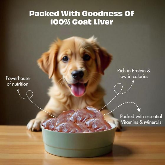 Pawfect Nature's Feast Freeze-Dried Goat Liver Treats (50g/1.76oz)