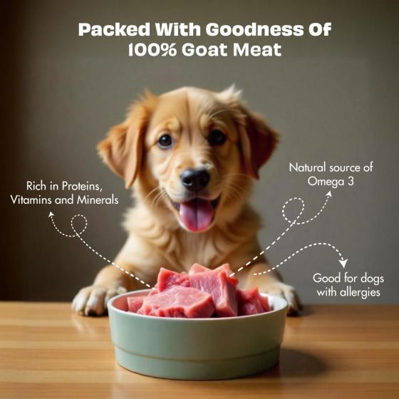 Pawfect Nature's Feast Freeze-Dried Goat Meat Treats for Dogs(50g/1.76oz)