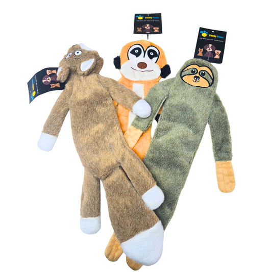 Flat Animal Dog Toy