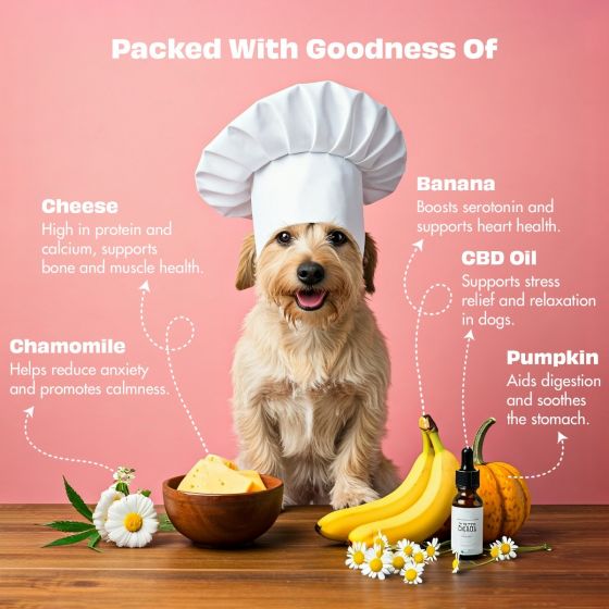 Pawfect Nature's Munch Freeze-Dried cheese Calming treats for Dogs(75g/2.65oz)