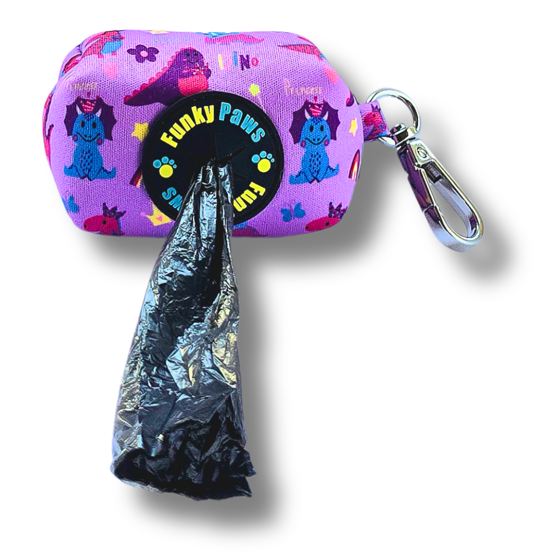 Poo Bag Holder - Dino Princess