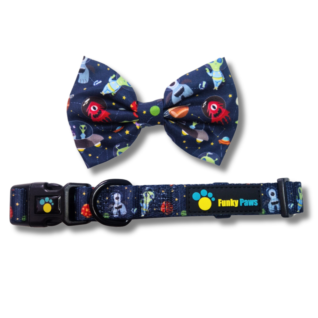 Collar and Bowtie - Outer Space