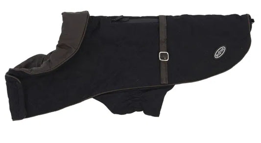 BUSTER City Waterproof Breathable Dog Coat - Black