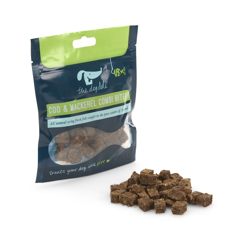 Dog Deli Cod&Mackerel Combi Bites Dog Treats 60g | Funky Paws Co