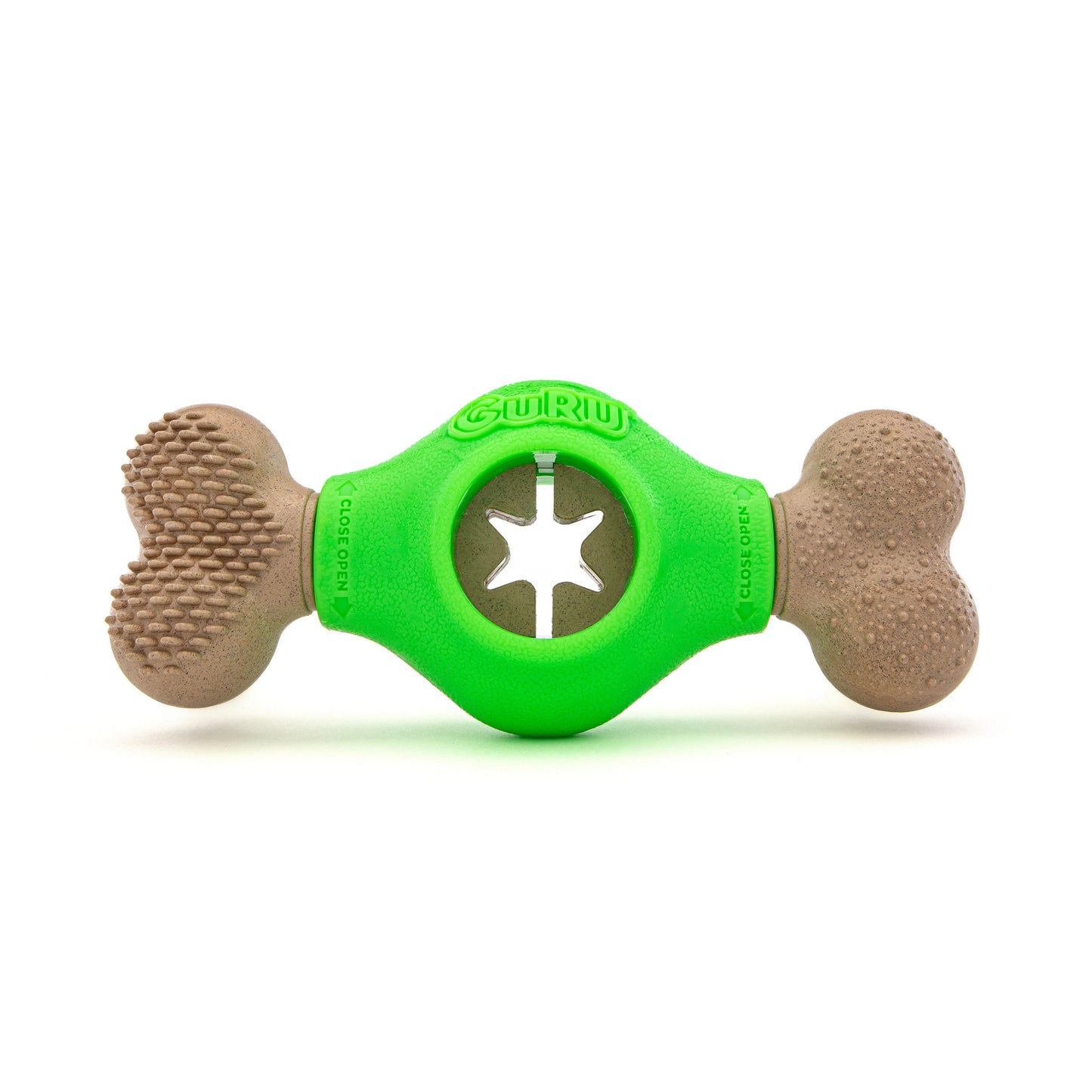 GURU Adjust-A-Chew treat-holding dog toy