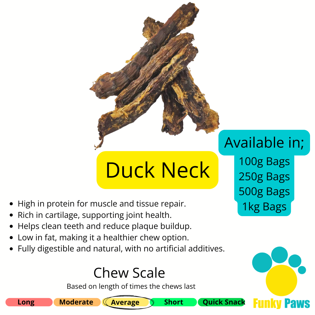 Duck Necks (1kg, 500g, 250g, 100g)