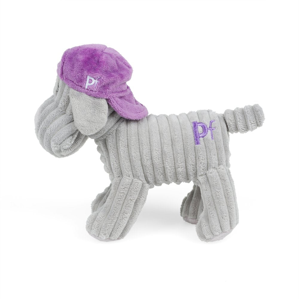 Little Petface Funky Freddi Cord Plush Dog Toy - lifestyle shot | Funky Paws Co