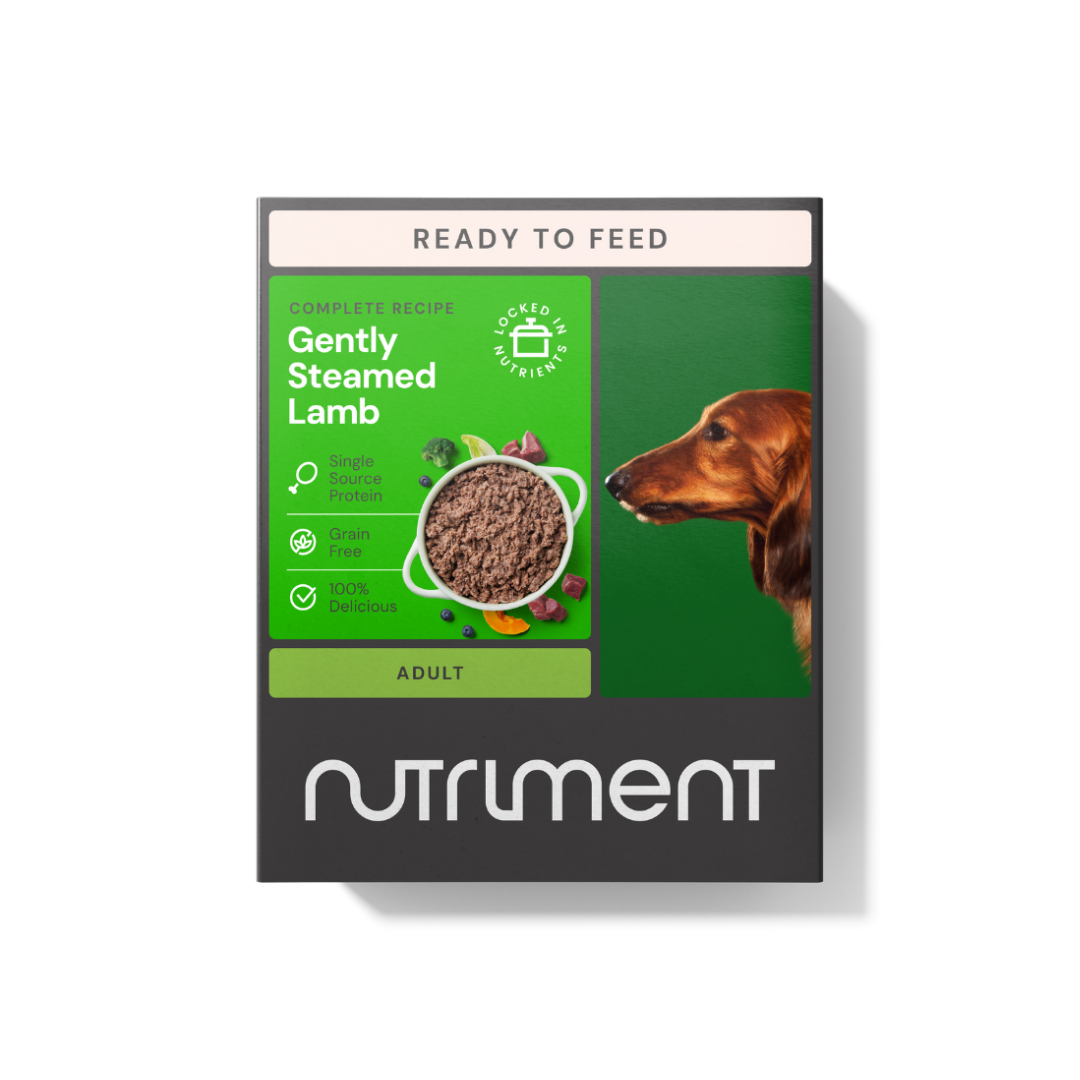 Nutriment Gently Steamed Lamb Recipe for Dogs 395g