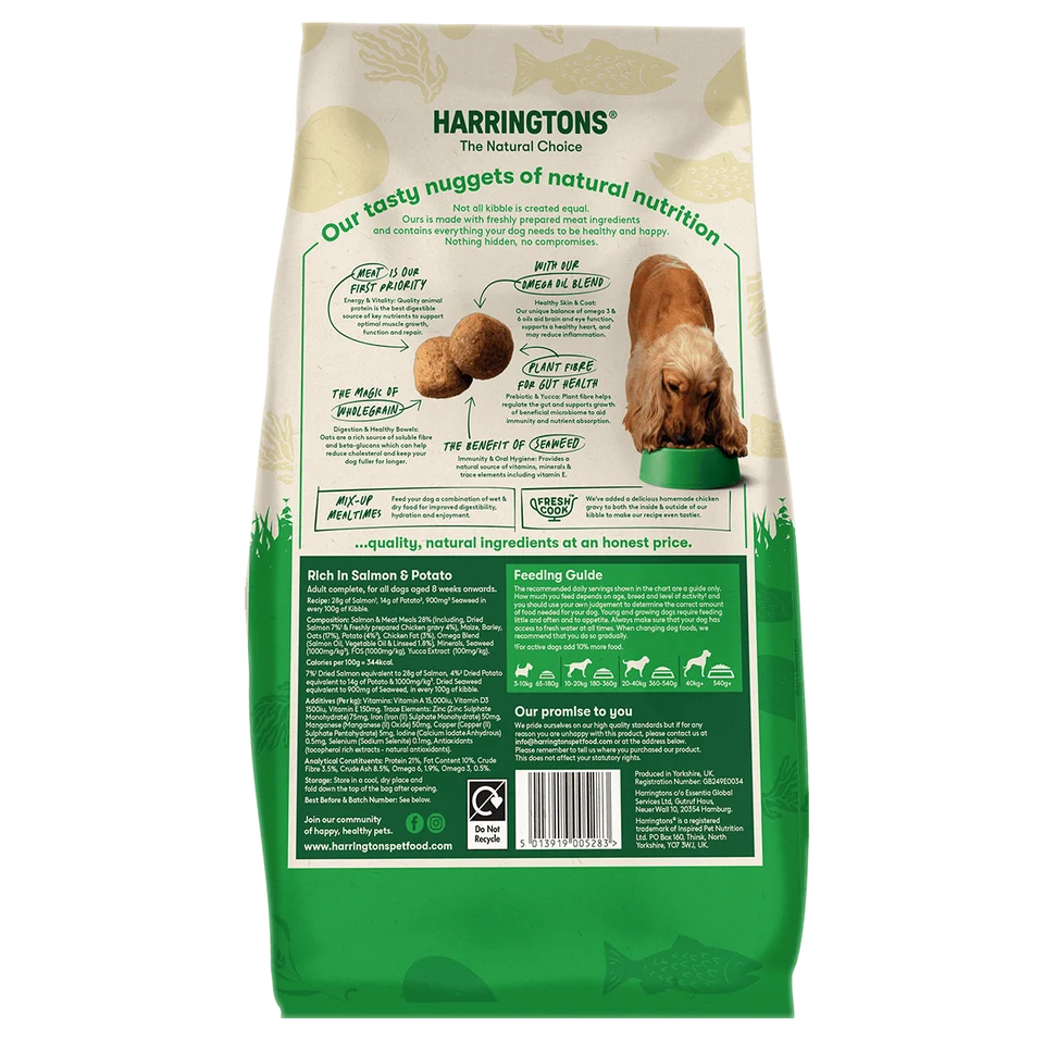 Harringtons Complete Salmon & Potato Dry Dog Food
