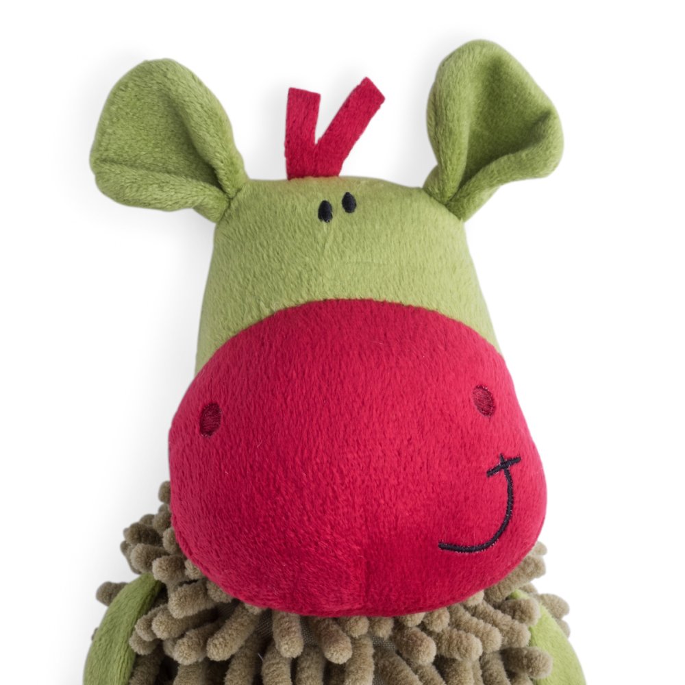 Petface Buddies Herbie Horse Plush Dog Toy - lifestyle shot | Funky Paws Co