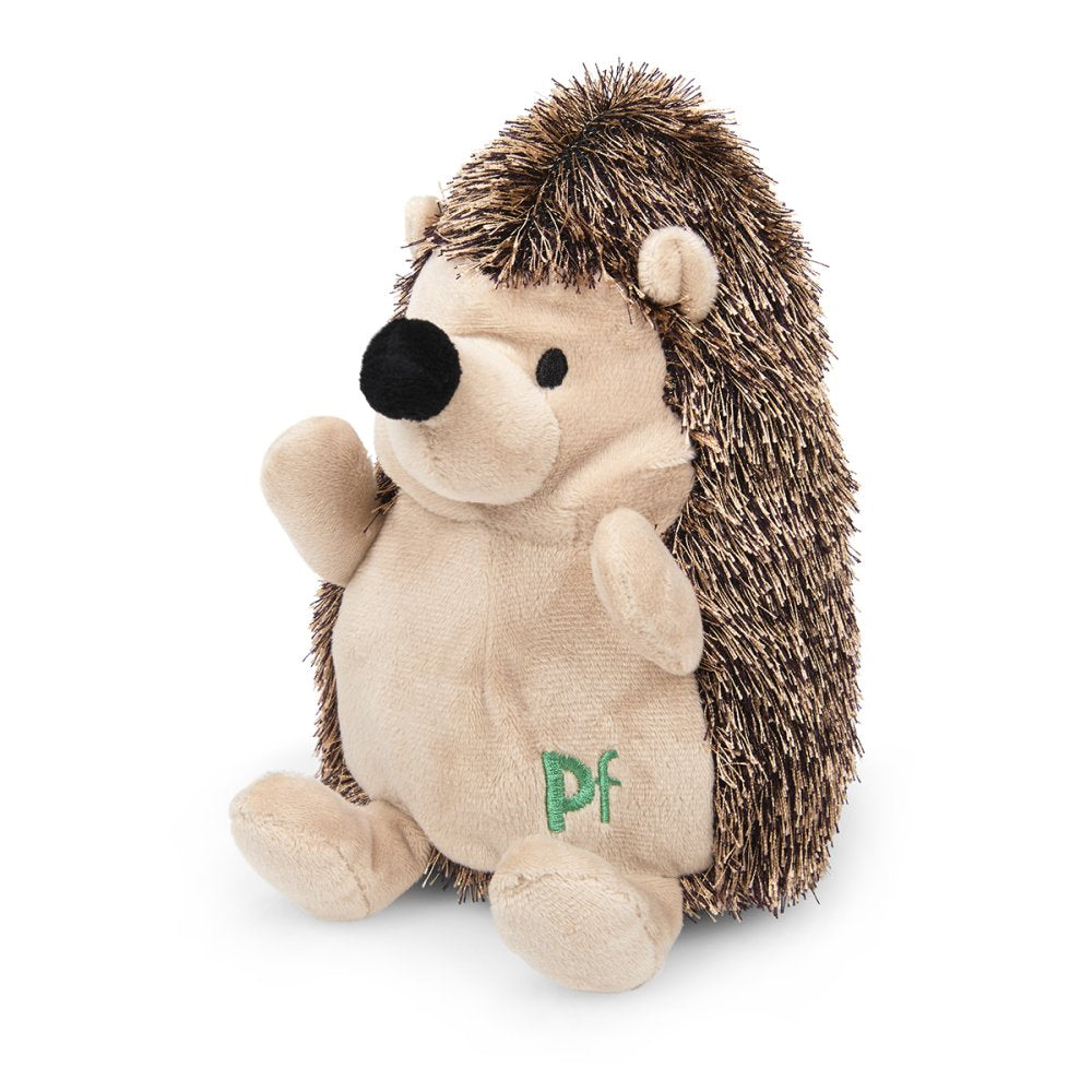 Petface Heston Hedgehog Plush Dog Toy - lifestyle shot | Funky Paws Co