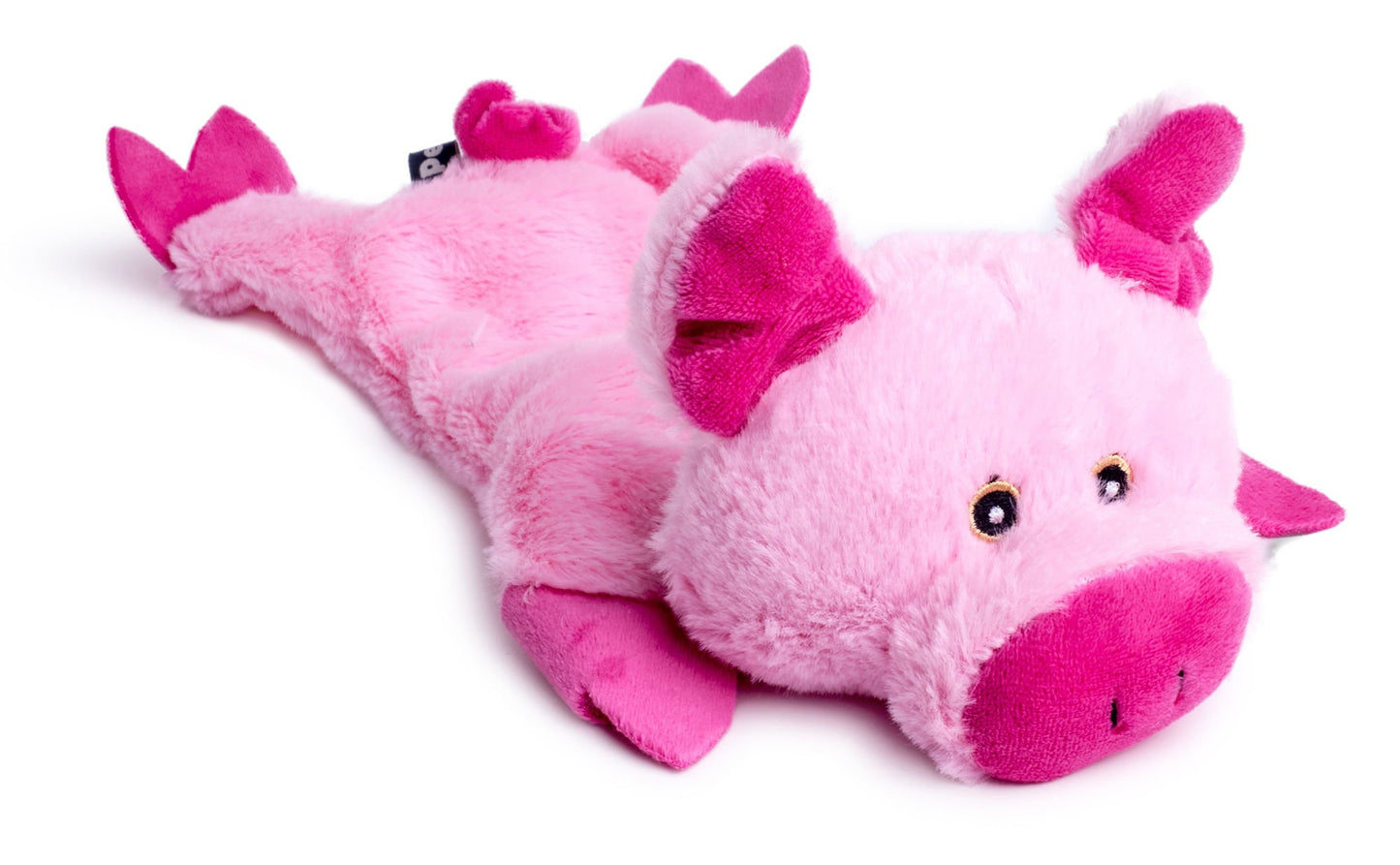 Petface Buddies Crinkle Flat Pig Plush Dog Toy | Funky Paws Co