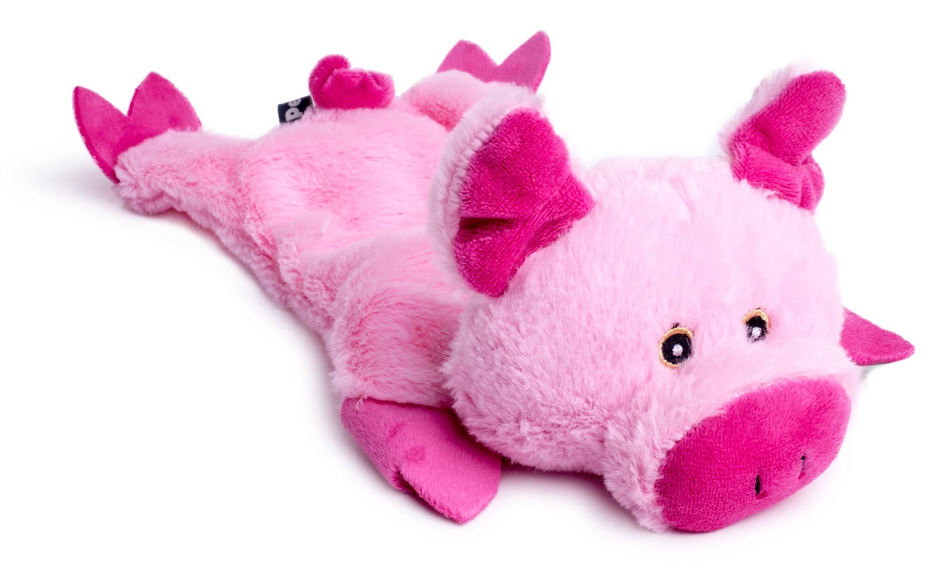 Petface Buddies Crinkle Flat Pig Plush Dog Toy | Funky Paws Co