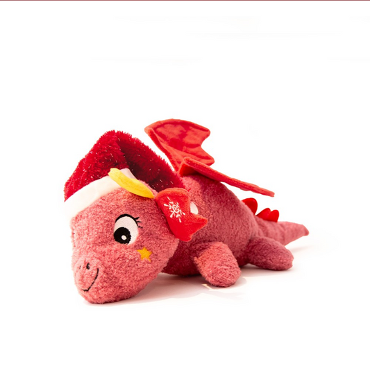 Pink Christmas Dragon