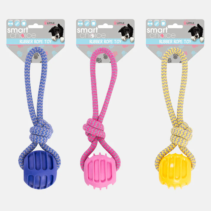Smart Choice Small Puppy Rope Tug Dog Toy – 21 cm